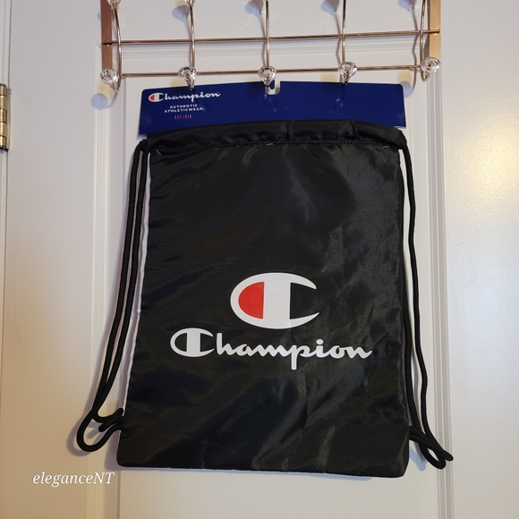 Champion Double Up 2-Sided Carrysack Black/White Gym Sack NWT - Picture 3 of 7